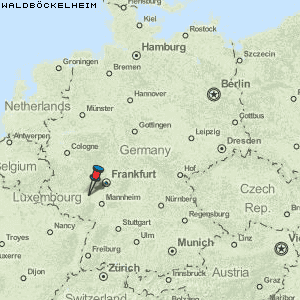Waldböckelheim Karte Deutschland