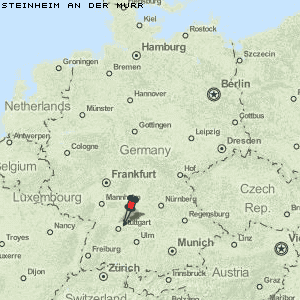 Steinheim an der Murr Karte Deutschland