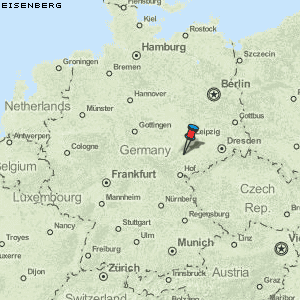 Eisenberg Karte Deutschland