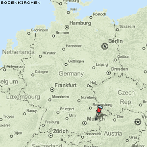 Bodenkirchen Karte Deutschland