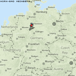 Horn-Bad Meinberg Karte Deutschland