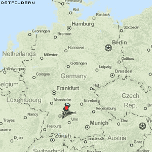 Ostfildern Karte Deutschland