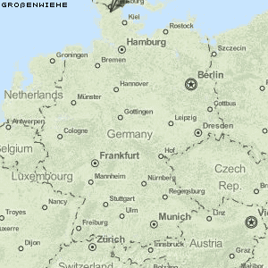 Großenwiehe Karte Deutschland