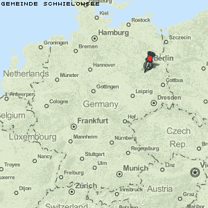 Gemeinde Schwielowsee Karte Deutschland