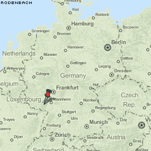 Rodenbach Karte Deutschland