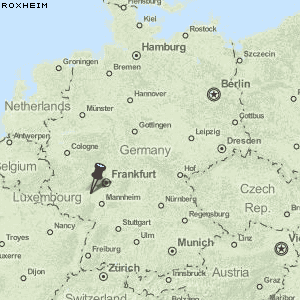 Roxheim Karte Deutschland