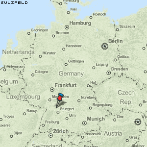 Sulzfeld Karte Deutschland