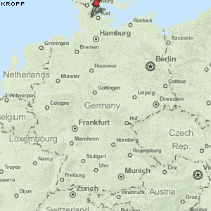 Kropp Karte Deutschland