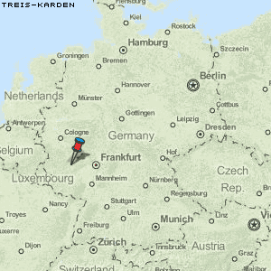 Treis-Karden Karte Deutschland