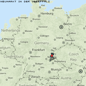 Neumarkt in der Oberpfalz Karte Deutschland