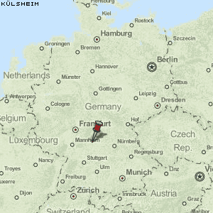 Külsheim Karte Deutschland