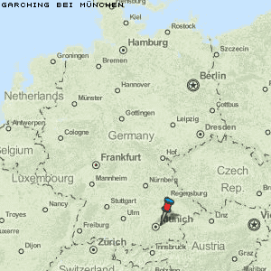 Garching bei München Karte Deutschland