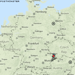 Postmünster Karte Deutschland