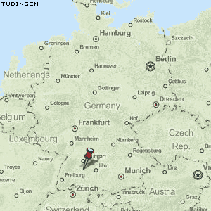 Tübingen Karte Deutschland