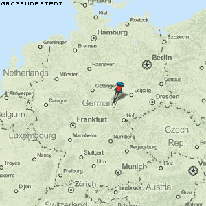 Großrudestedt Karte Deutschland