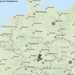 Burtenbach Karte Deutschland