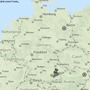 Brunnthal Karte Deutschland