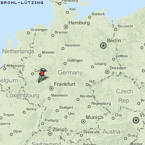 Brohl-Lützing Karte Deutschland