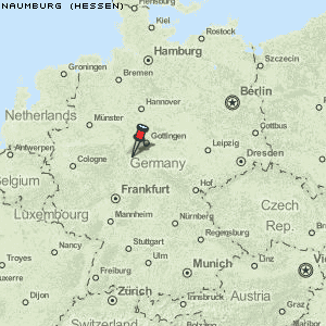 Naumburg (Hessen) Karte Deutschland