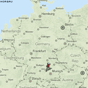 Horgau Karte Deutschland