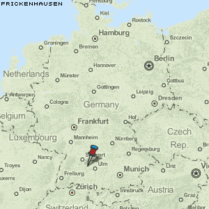 Frickenhausen Karte Deutschland