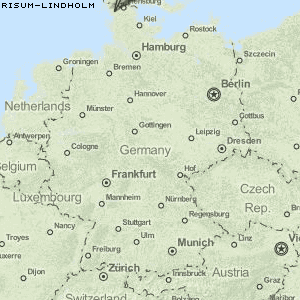 Risum-Lindholm Karte Deutschland