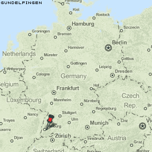 Gundelfingen Karte Deutschland