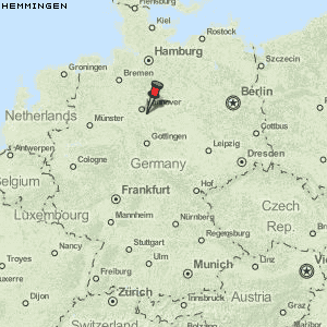 Hemmingen Karte Deutschland