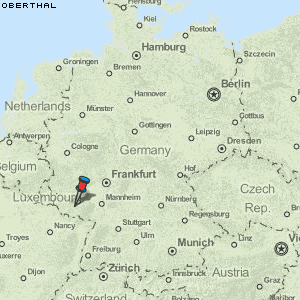 Oberthal Karte Deutschland