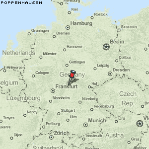 Poppenhausen Karte Deutschland