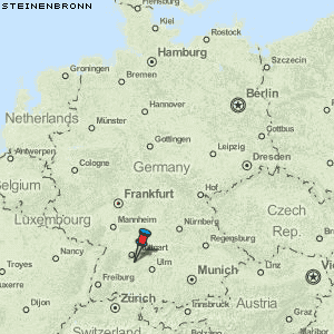 Steinenbronn Karte Deutschland