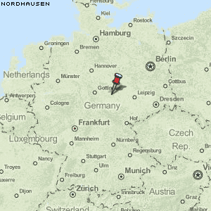 Nordhausen Karte Deutschland