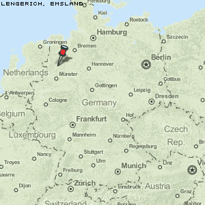 Lengerich, Emsland Karte Deutschland