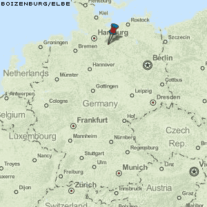Boizenburg/Elbe Karte Deutschland