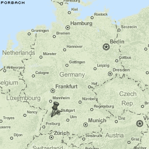 Forbach Karte Deutschland