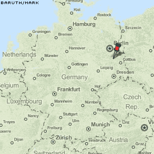Baruth/Mark Karte Deutschland
