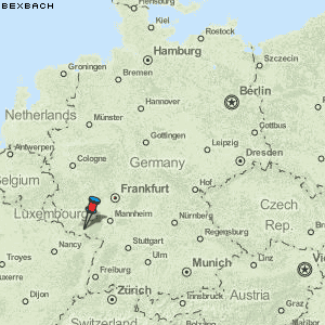 Bexbach Karte Deutschland