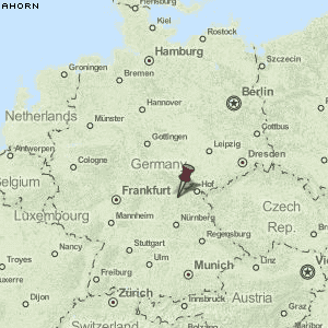 Ahorn Karte Deutschland