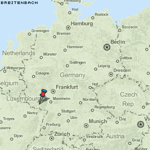 Breitenbach Karte Deutschland
