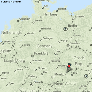 Tiefenbach Karte Deutschland