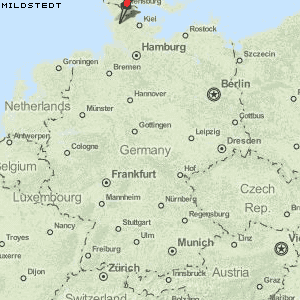 Mildstedt Karte Deutschland