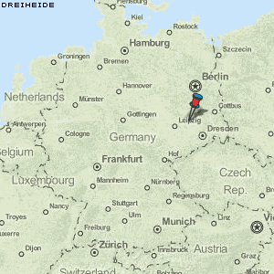 Dreiheide Karte Deutschland