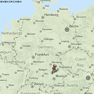 Ehekirchen Karte Deutschland