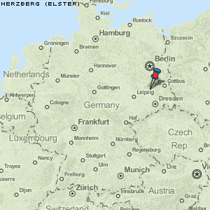 Herzberg (Elster) Karte Deutschland