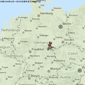 Neuhaus-Schierschnitz Karte Deutschland