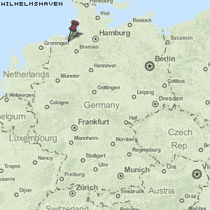 Wilhelmshaven Karte Deutschland
