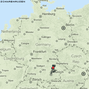 Schwabhausen Karte Deutschland