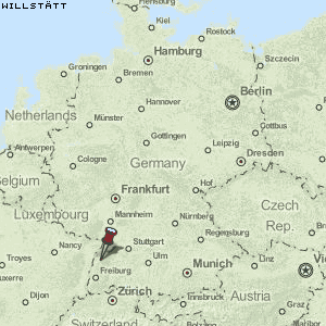 Willstätt Karte Deutschland