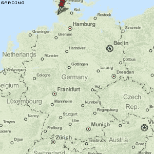 Garding Karte Deutschland
