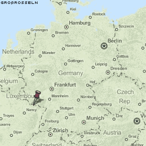 Großrosseln Karte Deutschland
